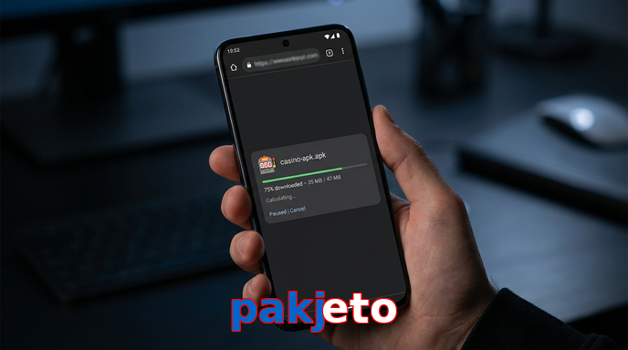 Main screen of Pakjeto apk page for PK players